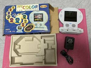 PS one TFT COLOR LCDモニター ジャンク品 VIEW WORLD Ver.2 TV-2006 ACアダプタ 箱 4インチ プレステ SONY 送料無料