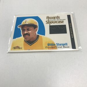 Willie Stargell 2001 Fleer Showcase Awards Showcase Memorabilia Jersey /100