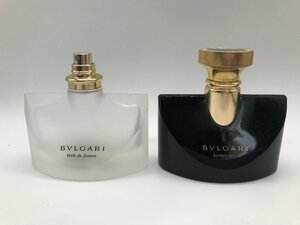 ■【YS-1】 香水 ■ ブルガリ BVLGARI ■ ジャスミン ヴェール EDT ジャスミン ノワール EDP ■ 50ml 2本セット 【同梱可能商品】K■