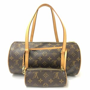 LOUIS VUITTON ルイ・ヴィトン パピヨン30 モノグラム 円筒型 ハンドバッグ ポーチ付き M51385 レディース バッグ