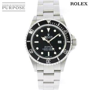ロレックス ROLEX シードゥエラー 16600 V番 最終品番 メンズ 腕時計 デイト ブラック 文字盤 オートマ ウォッチ Sea-Dweller 90167908