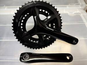 ■ 売切！ 完成車外し！ SHIMANO FC-RS510 11s 50-34T 170mm 黒 クランクセット 美品 送料負担！