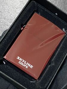 zippo SKYLINE COUPE 両面デザイン 希少モデル 2007年製 スカイライン クーペ シルバーインナー 2006年製 ケース 保証書付き