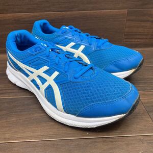 B-7 asics アシックス JOLT 3 ジョルト ランニングシューズ ウォーキングシューズ メッシュシューズ ブルー メンズ 28cm