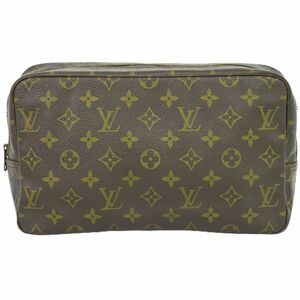 本物 ルイヴィトン LOUIS VUITTON LV トゥルーストワレット 28 モノグラム クラッチバッグ セカンドバッグ ポーチ ブラウン M47522