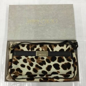 JIMMY CHOO 表記無し ジミーチュウ ハンドバッグ ハンドバッグ ハラコ 箱有 ロゴ Hand Bag 10104120