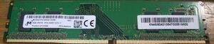 MICRON PC4-19200 DDR4-2400 PC4-2400T 4GB 1枚 即決! 47_072