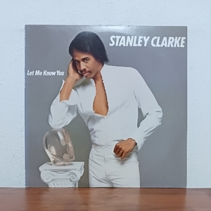 LP/ スタンリー・クラーク☆STANLEY CLARKE「ストレート・ドライヴ / LET ME KNOW YOU」ライナーノーツ付 / カルロス・サンタナ