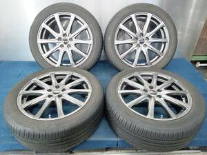 ★8-8.5分山★19年製★ トーヨーSD-7 215/50R17　社外ホイール 17×7J +48 5H-100 4本セット レガシィ・BRZ・86等　E339