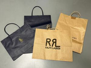 RRL・ラルフローレンRalph Laurenショップ紙袋セット