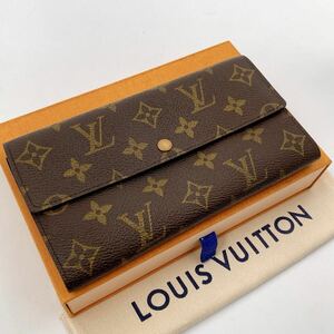 H1547【極美品に近い】LOUIS VUITTON ルイ　ヴィトン ポルトフォイユ　サラ　モノグラム 長財布 二つ折り財布　ウォレット　レディース　