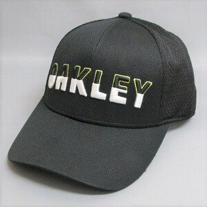 オークリー キャップ FOS901398-02E ブラックアウト OAKLEY MESH CAP 23.0★送料無料 メッシュ Hydrolix ブラック BLACK OUT 立体ロゴ刺繍