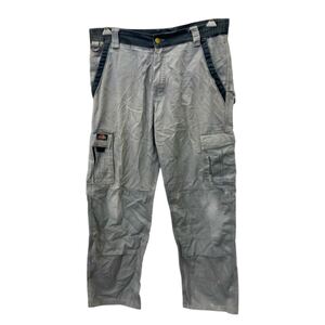 Dickies ワークパンツ W34 ディッキーズ グレー系 古着卸 アメリカ仕入 2412-721