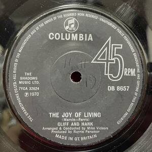 ◆UKorg7”s!◆CLIFF AND HANK◆THE JOY OF LIVING◆