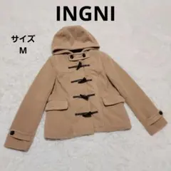 INGNI ダッフルコート ショート丈 M ベージュ カジュアル フェミニン