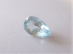 ★アクアマリン　ドロップ形　ルース1点　約3.6ct　#1384