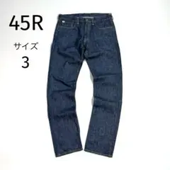 45R 45rpm サイズ3 デニムパンツ　インディゴ　日本国旗　5ポケット