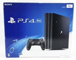 【 FW：12.00 】1円スタート 中古ゲーム機 Playstation4 Pro 1TB CUH-7000BB01 ジェット・ブラック プレステ PS4