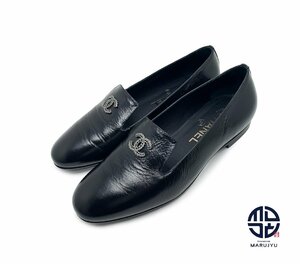 CHANEL シャネル 黒 オペラシューズ フラットパンプス G30637 レディース クツ 靴 アパレル サイズ35C(約22cm)