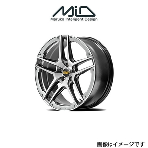 MID RMP 025SV アルミホイール 1本 アコード ハイブリッド CR系(17×7J 5-114.3 INSET48 ハイパーメタルコート)