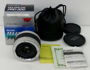 ☆KENKO ケンコー AF一眼レフ コンバージョンレンズ 2倍 TELEPLUS PRO 300 CANON キャノン用 USED品☆