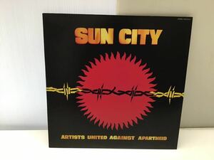 試聴済 LP サン・シティ／ARTISTS UNITED AGAINST APARTHEID アパルトヘイトに反対するアーティストたち SUN CITY ロック