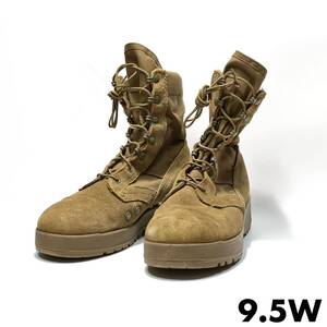 ROCKY HOT WEATHER ARMY COMBAT BOOTS 9.5W COYOTE (検 米軍実物放出品 陸上自衛隊 ロッキー コンバット ジャングルブーツ コヨーテ 27.5