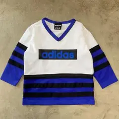 【極稀少】OLD adidas アディダス メッシュゲームシャツ USA製