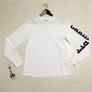 ★希少★carhartt カーハート★袖プリント 長袖 Tシャツ★カットソー★ロンT★size M★ホワイト 白★ SSS