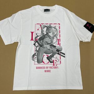 勝利の女神 NIKKE Goddess of Victory: Nikke アリス Tシャツ 半袖 未使用 Mサイズ 白 ホワイト メンズ 羊宮妃那 ニケ