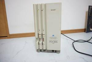 通電できます。SHARP AX386HD　パーソナルコンピューター シャープ パソコン