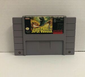 送料無料 北米版 Super Godzilla SNES スーパー ゴジラ