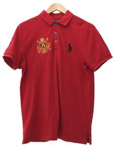 POLO RALPH LAUREN◆ポロシャツ/M/コットン/RED//