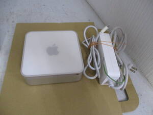 【中古品】Apple アップル Mac mini A1176 +アダプタA-1188ー110Wケーブル付★通電確認★ No:A-219