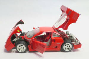 Bburagoブラーゴ １/１８　FERRARIフェラーリF40 MADE IN ITALY ダイキャスト ミニカー