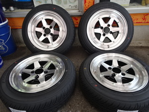 ロンシャンXR-4　６Ｊ-14　100/4Ｈ　ヨコハマ　155/65Ｒ14　軽自動車　新品