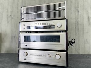 最上級 Accuphase A級パワーアンプ プリアンプ グラフィックイコライザー FMチューナー アキュフェーズ G-18 T-108 C-202 P-102/71217