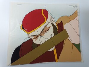 ◆セル画 機動武闘伝Gガンダム キラル・メキレル◆ネオネパール 殺し屋 約23×26.5㎝ 麦人 ガンダムファイター GUNDAM アニメ♪R-941227カ