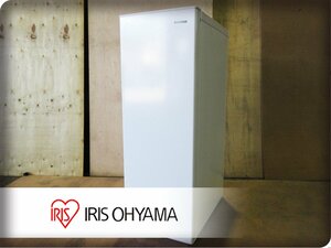 ■展示品■IRIS OHYAMA/アイリスオーヤマ■ノンフロン冷凍庫■80L■スリム冷凍庫■右開き■2024年製/IUSN-8B-W/kdnn2766k