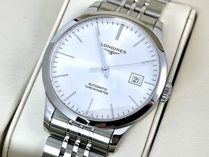 LONGINES ロンジン レコード クロノメーター L2.820.4.72.6 メンズ 自動巻 シリコンヒゲゼンマイ 箱・G有 日差大きめ？[03-4134