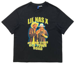 LIL NAS X Tシャツ Lサイズ リルナズX H&M hiphop rap raptee