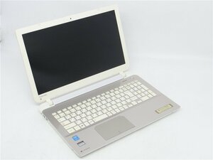 TOSHIBA　T75/PG　15型　CORE4世代i7　通電します　起動しません　　本体止めネジ欠品　詳細不明　　ジャンク扱い 　