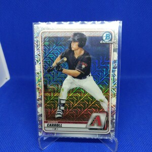 新人王！ 2020 Topps bowman Chrome mojo REFRACTOR レアカード Corbin Carroll キャロル