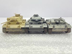 戦車 プラモデル 完成品 スケール不明 破損 欠品 あり まとめて 簡易梱包/ジャンク ※まとめて取引・同梱不可 [20-2417]