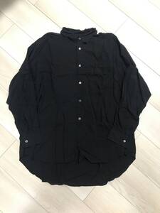 COMME des GARCONS HOMME PLUS vintage 長袖シャツ ギャルソン 90s 田中オム シルク 田中啓一 オーバーサイズ ワイドシルエット モード