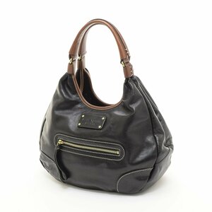 ◇478733 kate spade ケイトスペード トートバッグ ハンドバッグ レザー レディース ブラック