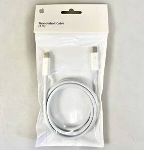 ☆5)未開封 Apple アップル Thunderbolt サンダーボルト ケーブル 2m A1410 ★