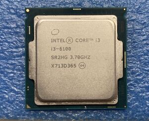 61059-2 Intel CPU Core i3-6100 SR2HG 3.70GHz クリックポスト送料無料