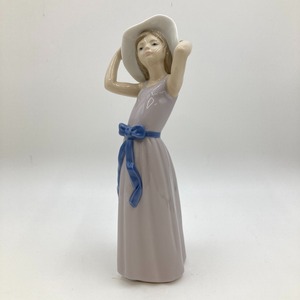 ◎◎ LLADRO リヤドロ 試着 若草色の少女 陶器 置物 No.5011 やや傷や汚れあり