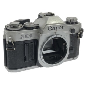 【ジャンク品】Canon AE-1 キャノン MF一眼レフ フィルムカメラ 人気機種 シルバーボディ 銀 現状 シャッターOK ミラーアップ C4345